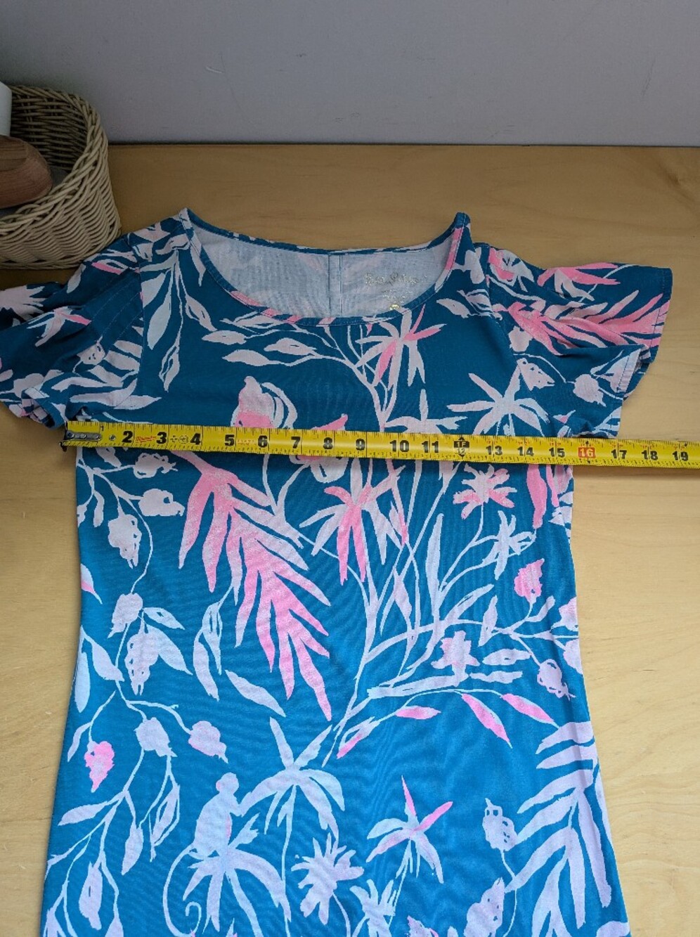 LILLY PULITZER Marah Dress Mini Lenght Size XS 100% Pima Cotton Made On Peru - Picture 8 of 10